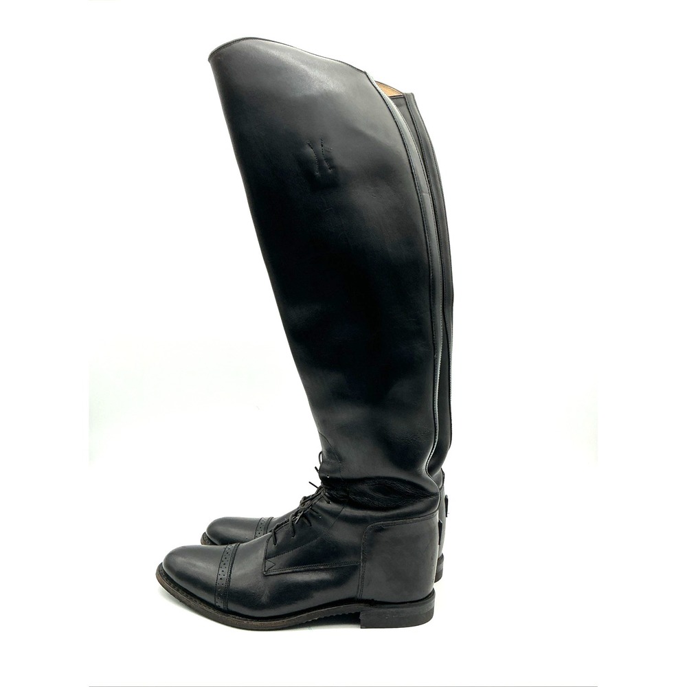 Vtg‎ Effingham By Bond Boot Co Women 9.5  Black Tall Dress Riding Boots USA